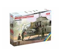 Icm - Helicopters Ground Personnel Vietnam Warmaquette Figurine Helicopters Ground Personnel Vietnam War Icm 53102 1:35 Figurine Miniature