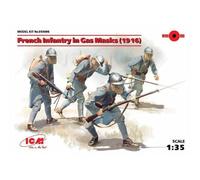 Icm - Icm - French Infantry In Gas Masks (1916)