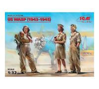 ICM ICM32108 1:32-US Wasp 1943-1945 (3 Figures)