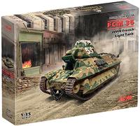 Fcm 36, Wwii French Light Tank - 1:35e - Icm