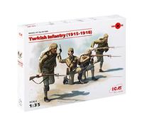 ICM Kit de figurines 35700 – Infanterie turque 1915-1918 – 1:35 – 4 figurines – Neuf