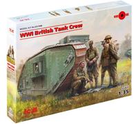 ICM ICM35708 1:35-WWI British Tank Crew 4 Fichi