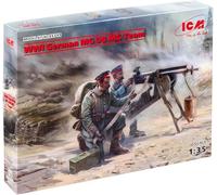 ICM ICM35711 1:35-WWI Deutsche MG08 MG Team (2 Figurines)