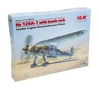 ICM Maquette Avion de reconnaissance Hs 126a-1 Condor Legion avec porte-bombes 1/48