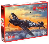 ICM ICM72134 1:72-Messerschmitt BF 109E-4, WWII, Bf109e-4 Night Fighter, S