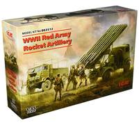 ICM ICMDS3512 Diorama 1:35-WWII Artillerie de fusée de l'armée Rouge, Non Peinte