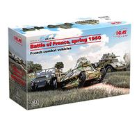ICM Maquette 1/35 DS3514 – Bataille de France (Panhard 178 AMD-35, FCM 36, Laffly V15T)