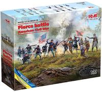 Fierce Battle. American Civil Warmaquette Figurine Fierce Battle. American Civil