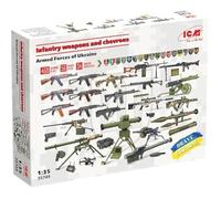 1:35 ICM KIT Infantry Weapons And Chevrons Armed Forces Of Ukraine Kit ICM35749