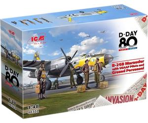 ICM Ltd Ed 1:48 - B-26B Maraud avec Pilotes de l'USAAF
