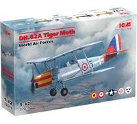 ICM - Maquette Avion Dh.82a Tiger Moth World Air Forces |icm|32019| 1:32 Maquette Char Promo