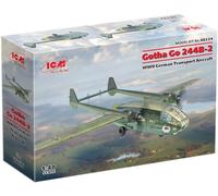 ICM - Maquette Avion Gotha Go 244b-2 WWII German Transport Aircraft 48224| 1:48