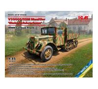 ICM 35410 MAQUETTE V3000S/SSM MAULTIER EINHEITSFAHRERHAUS, WWII GERMAN TRUCK 1/3