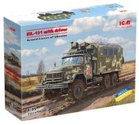 ICM - Maquette Camion Zil-131 With Driver Armed Forces Of Ukraine |icm|35019| 1:35 Maquette Char Promo
