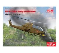Maquette Hélicoptère Ah-1g Cobra (early Production) Us Attack Helicopter Icm 320