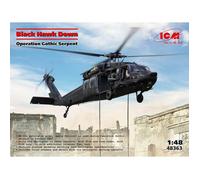 ICM - Maquette Hélicoptère Black Hawk Down Operation Gothic Serpent |icm|48363| 1:48 Maquette Char Promo - Ref : 15711
