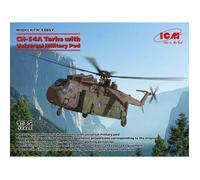 ICM - Maquette Hélicoptère Ch-54a Tarhe With Universal Military Pod |icm|53057| 1:35 - Ref : 14833