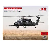 ICM - Maquette Hélicoptère Mh-60l Black Hawk Us Special Forces Helicopter |icm|48360| 1:48 Maquette Char Promo - Ref : 15470