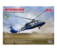 ICM - Maquette Hélicoptère Uh-60a Black Hawk Defence Intelligence Of Ukraine |icm|48362| 1:48 Maquette Char Promo
