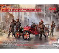 ICM Maquette Voiture Maquette Camion Model T 1914 Fire Truck with Crew