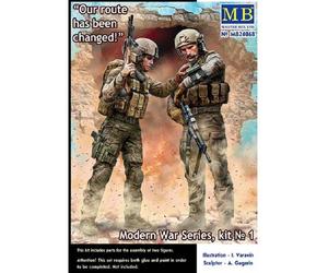 Icm - Our Route Has Been Changed ! Modern War Series Kit No.1maquette Figurine Our Route Has Been Changed ! Modern War Series Kit No.1 Icm 24068 1/24ème Maquette Char Promo Figurine Miniature
