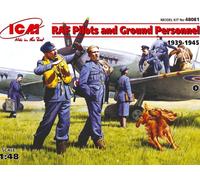 ICM Pilotes et personnel au sol RAF - 1/48 - ICM 48081