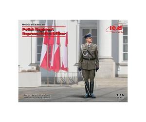 Icm - Polish Regiment Representative Officermaquette Figurine Polish Regiment Representative Officer Icm 16010 1/16ème Maquette Char Promo Figurine Miniature