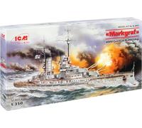 Markgraf Wwi German Battleship - 1:350e - Icm G