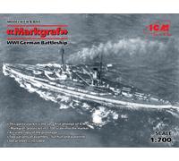 Markgraf (full Hull & Waterline) Wwi German Battleship- 1:700e -