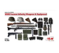 Icm - Wwii German Infantry Weapons And Equipmentmaquette Wwii German Infantry Weapons And Equipment Icm 35638 1/35ème Maquette Char Promo Figurine Miniature