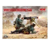 Icm - Wwii German Mg08 Mg Teammaquette Figurine Wwii German Mg08 Mg Team Icm 35645 1/35ème Maquette Char Promo Figurine Miniature
