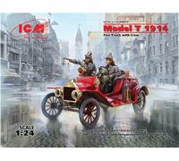 Model T 1914 Fire Truck With Crew - 1:24e -