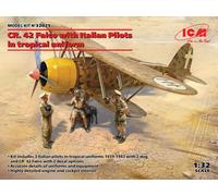 (ICM32025) - ICM 1:32 - CR. 42 Falco with Italian Pilots (Tropical)