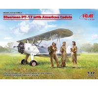 ICM - Stearman PT-17 (ICM32051) - 1:32 - avec des cadets américains