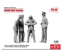 ICM 32113 MAQUETTE WWII RAF CADETS (100% NEW MOLDS) 1/32