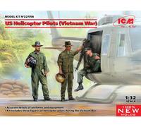 ICM 32114 MAQUETTE US HELICOPTER PILOTS (VIETNAM WAR) (100% NEW MOLDS) 1/32