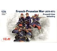 (ICM35061) - ICM 1:35 - French Line Infantry (1870-1871) 4 Figs