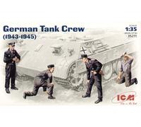 ICM Maquette Équipage de char allemand 35211 - 1/35 - 3 figurines (1943-1945)