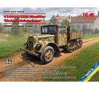 ICM 35410 MAQUETTE V3000S/SSM MAULTIER EINHEITSFAHRERHAUS, WWII GERMAN TRUCK 1/3