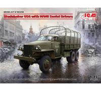 ICM 35510 1/35 Studebaker US6 With WWII Soviet Drivers