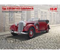 1:35 ICM KIT Typ 320 W142Cabriolet B German Passenger Car Kit ICM35543