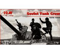 ICM 35601 MAQUETTE SOVIET TANK CREW 1979-88 1/35