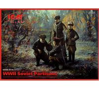 ICM 35631 MAQUETTE WWII SOVIET PARTISANS (4 FIGURES) 1/35