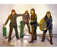 ICM Figurines ICM35632 1:35 WWII Pompiers allemands - 4 figurines