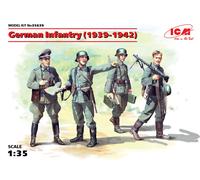 ICM Kit de figurines Infanterie allemande (1939–1942) 1:35 – 4 figurines