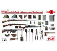 (ICM35681) - ICM 1:35 - WWI French Infantry Weapons & Equipment