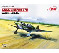 Lagg-3 Series1 7-11, Wwii Soviet Fighter - 1:48e - Icm