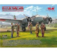 ICM 48197 - 1:48 Ki-21-Ib' Sally' Avec Japonais Pilots And Ground Personnel Neuf