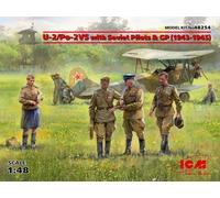 U-2/po-2vs With Soviet Pilots & Gp (1943 -1945) Limited- 1:48e - Icm