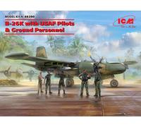 1:48 ICM KIT B-26K With Usaf Pilots & Ground Personnel Kit ICM48280